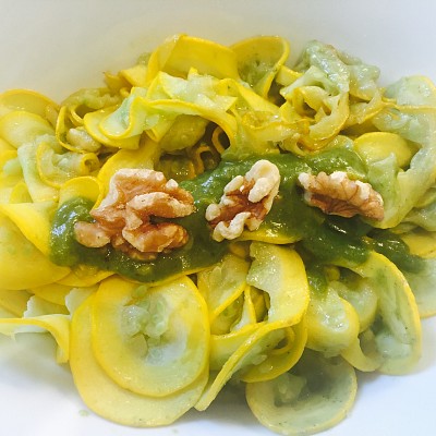 ZUCCHINI PESTO NOODLES